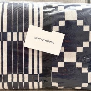 New Schoolhouse Winter Summer Full/Queen Coverlet